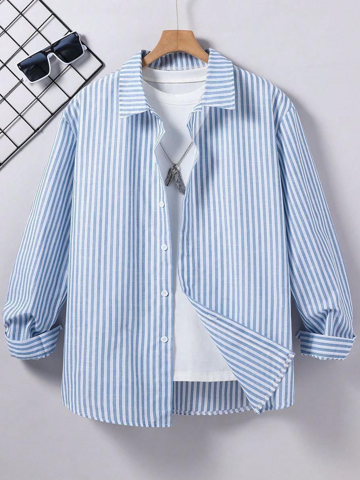 blue shirt